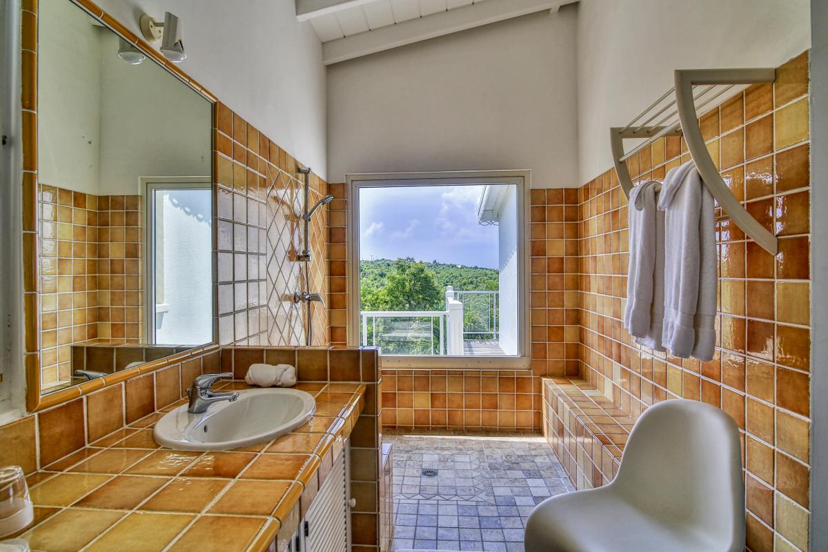 16 Location villa callisto 3 chambres 3 salles de bain avec piscine vue mer aux Terres Basses à Saint Martin